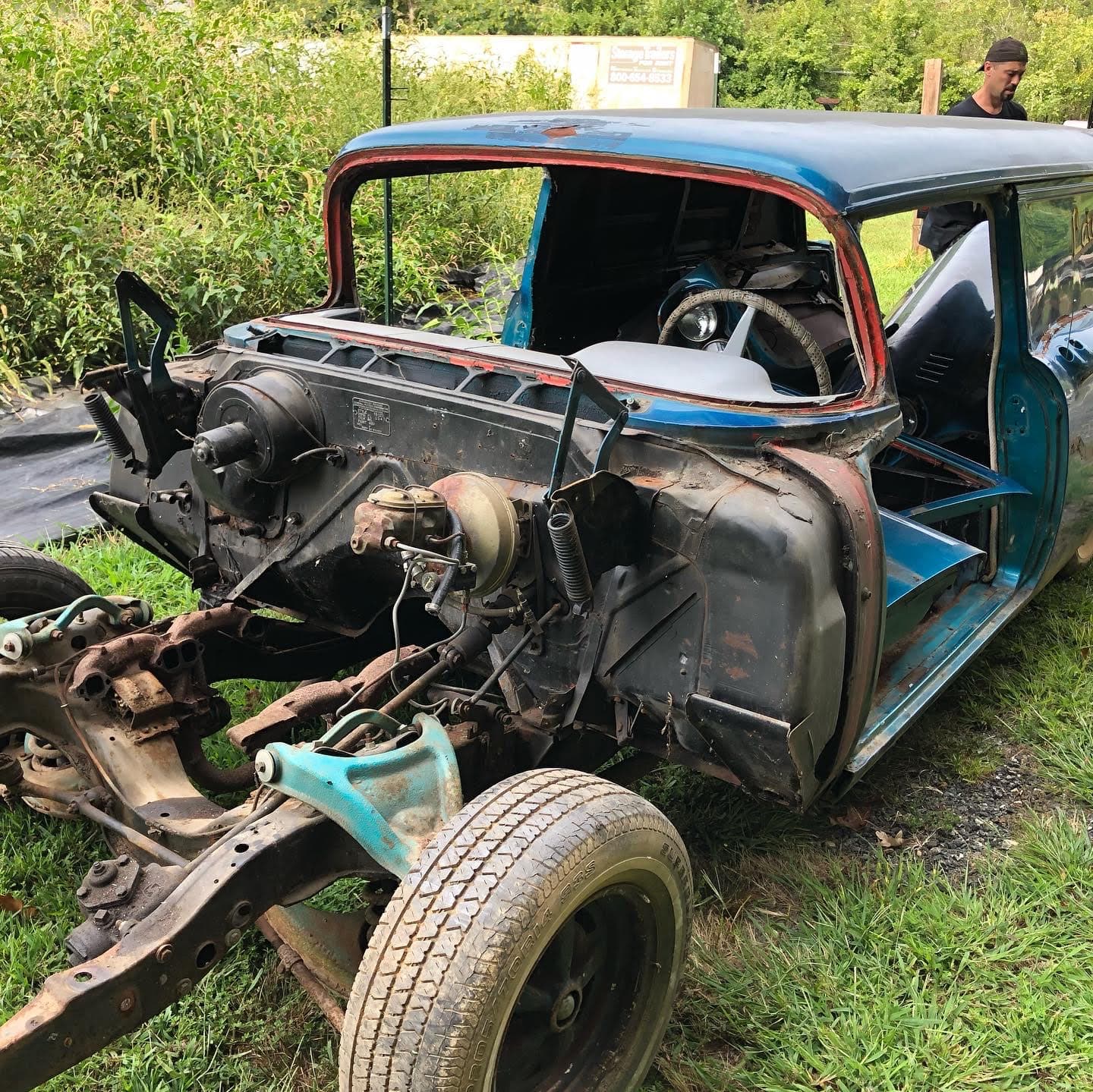 Vintage Car Body Before