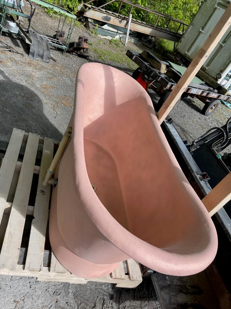 Antique Bathtub Restoration After